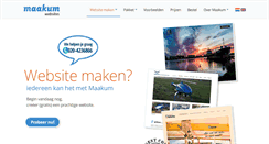 Desktop Screenshot of maakum.nl