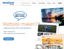 Tablet Screenshot of maakum.nl